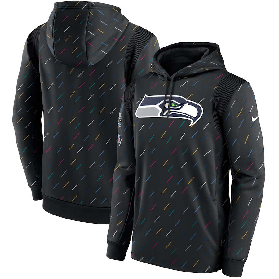 Women NFL Seattle Seahawks 2025 Nike black hoodie